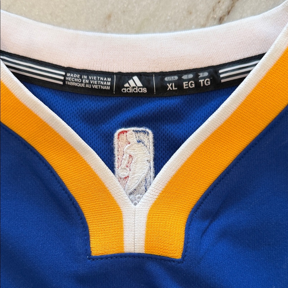 adidas Golden State Warriors Kevin Durant #35 aka The Death Lineup Kids Jersey - Picture 2 of 4